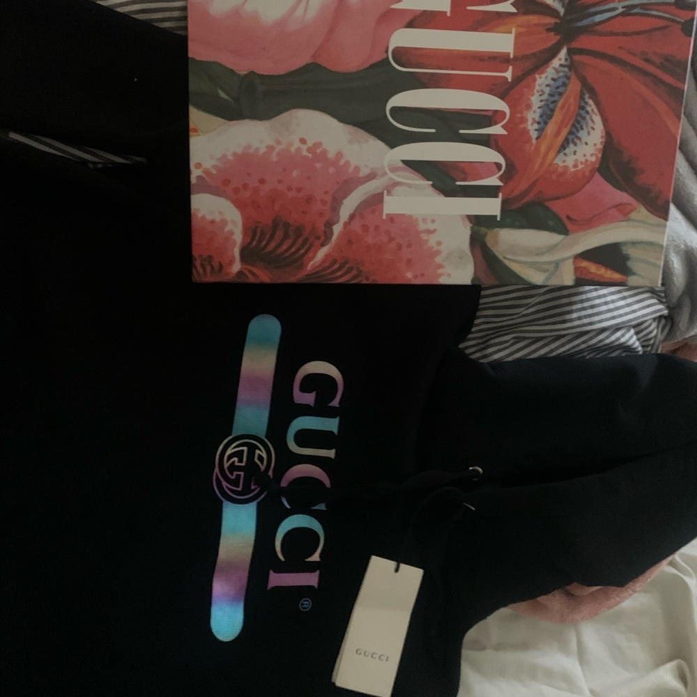 Gucci rainbow hoodie